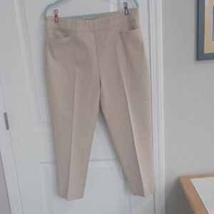 Soft Surroundings Beige Ankle Pants